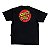 Camiseta Santa Cruz Classic Dot Preto - Imagem 5