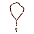 TERÇO PAU BRASIL MINI C/ CRISTO T09 - Imagem 1