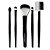 Kit KP5-18 com 5 pincéis para maquiagem Macrilan tamanho viagem - Imagem 2