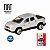Fiat Toro prata CKS - Escala 1/64 - Pneus de Borracha - Imagem 1