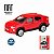 Fiat Fastback vermelho CKS - Escala 1/64 - Pneus de Borracha - Imagem 1