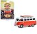 Kombi Samba Bus c/ pranchas - Greenlight - Escala 1/64 - Metal e pneus de borracha - Imagem 1