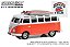 Kombi Samba Bus c/ pranchas - Greenlight - Escala 1/64 - Metal e pneus de borracha - Imagem 2