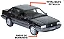 Volkswagen Santana quadrado- Escala 1/24 - Welly - Imagem 4