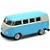 Kombi Corujinha Azul - California Minis - Welly - 1/64 - Imagem 1