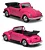 Fusca rosa conversível - California Minis - Welly - 1/64 - Imagem 2