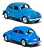 Fusca Azul - California Minis - Welly - 1/64 - Imagem 2