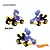 Yoshi Azul - Standard Kart - Hot Wheels 1/64 - Mario Kart - Imagem 3