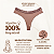 Kit Fio Dental Feminina Confortável Cós Médio Reforçado - Imagem 3