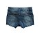 Short Infantil Jeans azul escuro - Imagem 4