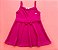 Vestido Evasê Infantil Malha Canelada rosa - Imagem 1