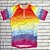 Camisa De Ciclismo Feminina Rainbow Tie Dye - Imagem 3