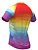 Camisa De Ciclismo Feminina Rainbow Tie Dye - Imagem 2