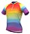 Camisa De Ciclismo Feminina Rainbow Tie Dye - Imagem 1