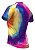 Camisa De Ciclismo Feminina Espiral Tie Dye - Imagem 2