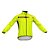 Jaqueta Corta Vento Para Ciclismo Masculina Digital Neon Amarela - Imagem 1