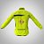 Jaqueta Corta Vento Para Ciclismo Masculina Digital Neon Amarela - Imagem 3