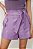 Short De Couro Clochard Faixa Pespontada - Imagem 2