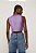 Top Cropped De Couro Basico - Imagem 3