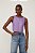 Top Cropped De Couro Basico - Imagem 2