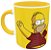 CANECA COM INTERIOR E ALÇA COLORIDA - HOMER SIMPSON - Imagem 1