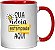 CANECA COM INTERIOR E ALÇA COLORIDA - VERMELHO - Imagem 2