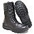 Bota Coturno Motociclista Motoboy Militar Samu Couro Preto - Imagem 3