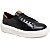 Tênis Casual Couro Preto neotenis Design Fashion Conforto - Imagem 4
