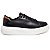 Tênis Casual Couro Preto neotenis Design Fashion Conforto - Imagem 1
