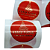 50unid. Adesivo Natal Vermelho - Imagem 1
