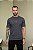 Camiseta Gola Americana Silk Cinza - Imagem 1