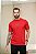 Camiseta Gola Americana Silk  Vermelha - Imagem 1