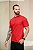 Camiseta Gola Americana Silk  Vermelha - Imagem 3