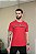 CAMISETA PREMIUM VERMELHA COM  DETALHE EM FITA - Imagem 1