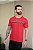 CAMISETA PREMIUM VERMELHA COM  DETALHE EM FITA - Imagem 2