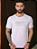 CAMISETA PREMIUM BRANCA COM DETALHE EM SILK EM ALTO RELEVO - Imagem 1