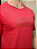 CAMISETA PREMIUM VERMELHO COM DETALHE EM SILK EM ALTO RELEVO - Imagem 2