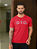 CAMISETA PREMIUM VERMELHA COM DETALHE EM SILK EM ALTO RELEVO - Imagem 1
