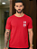 CAMISETA PREMIUM VERMELHA DETALHE EM RELEVO - Imagem 1
