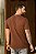 Camiseta Premium Algodão Marron Bordado Computadorizado - Imagem 5