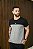 Camiseta Premium Algodão Preta com Mescla Recorte Menegotti - Imagem 2