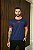 Camiseta Premium Algodão Azul Marinho e Vermelho Menegotti - Imagem 1