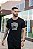 Camiseta Premium Algodão Preta leopardo Estampada Menegotti - Imagem 1