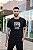 Camiseta Premium Algodão Preta leopardo Estampada Menegotti - Imagem 2