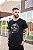 Camiseta Premium Algodão Preta Urso Estampada Menegotti - Imagem 2