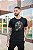 Camiseta Premium Algodão Preta Urso Estampada Menegotti - Imagem 1
