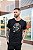 Camiseta Premium Algodão Preta Urso Estampada Menegotti - Imagem 3