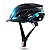CAPACETE MTB SPACE III C/VIS. PT/TURQUESA MEDIO - Imagem 2