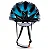 CAPACETE MTB SPACE III C/VIS. PT/TURQUESA MEDIO - Imagem 5