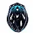 CAPACETE MTB SPACE III C/VIS. PT/TURQUESA MEDIO - Imagem 6